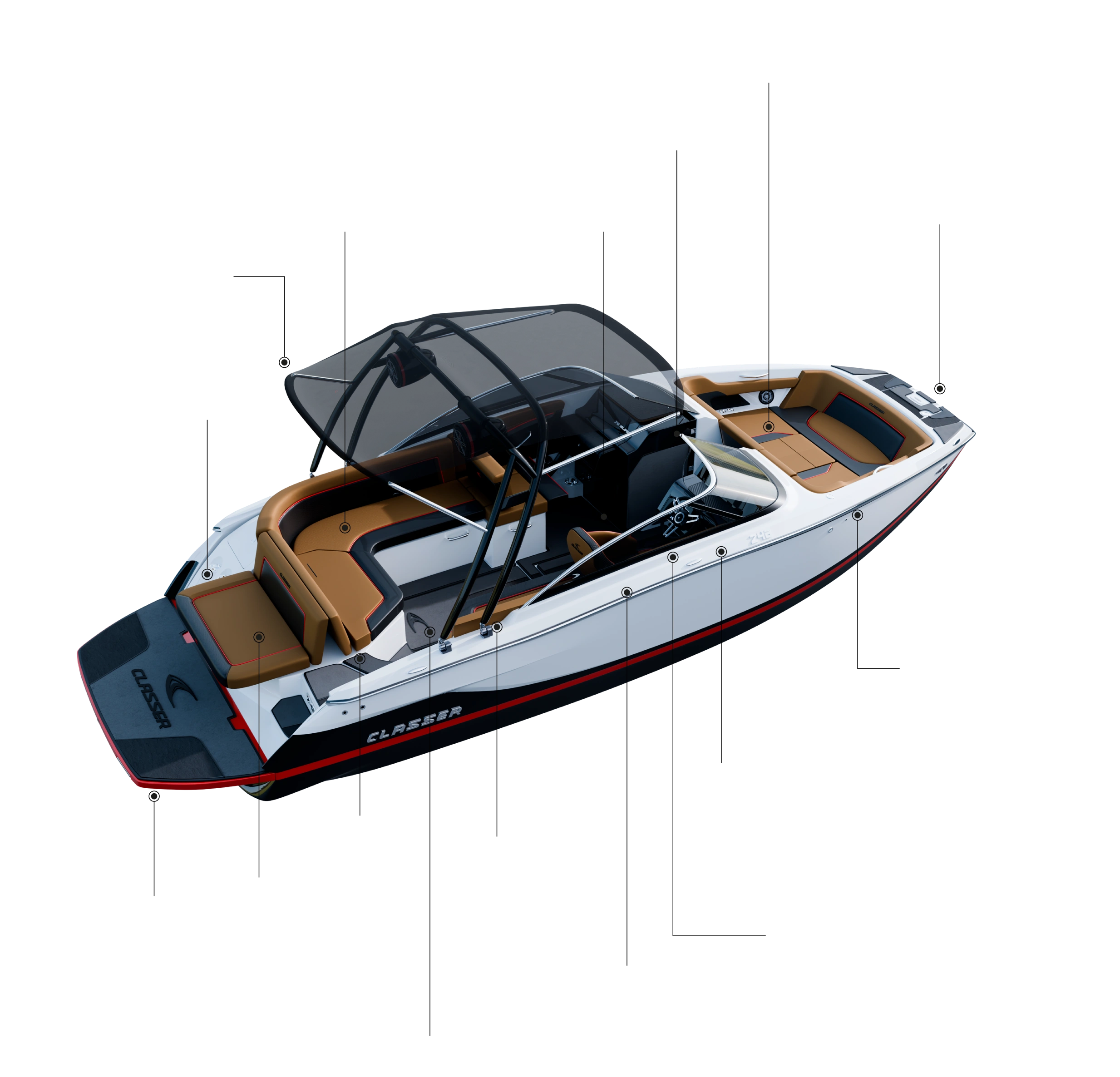 Diagrama técnico Classer 246 SURF